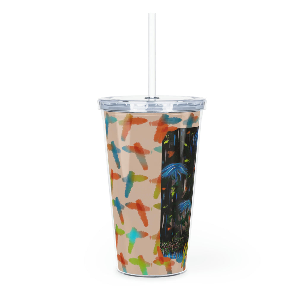“Spirited Forest” Tumbler with Straw